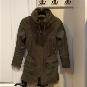 Zara olive green jacket XS